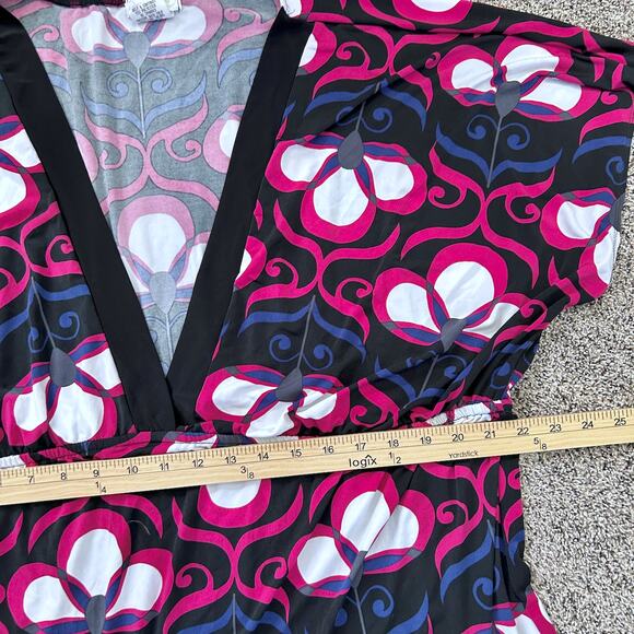 Y2K Vintage Babydoll Empire Waist Whimsy Sexy V-Neck Plus Size 2X Fairy Grunge - Picture 5 of 6